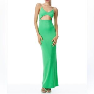 Alice + Olivia Valli Cut Out Cami Dress